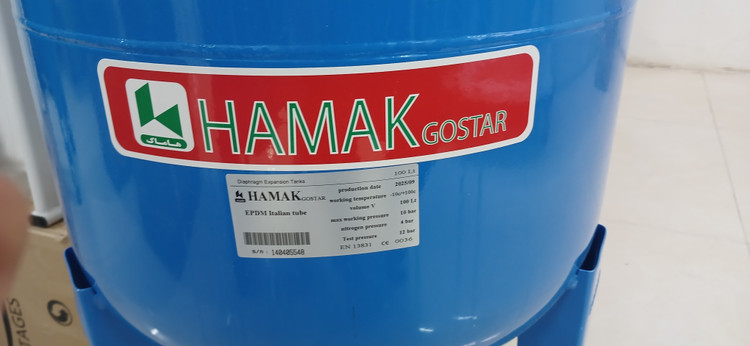 منابع ذخیره آب و منبع تحت فشار 100 لیتری