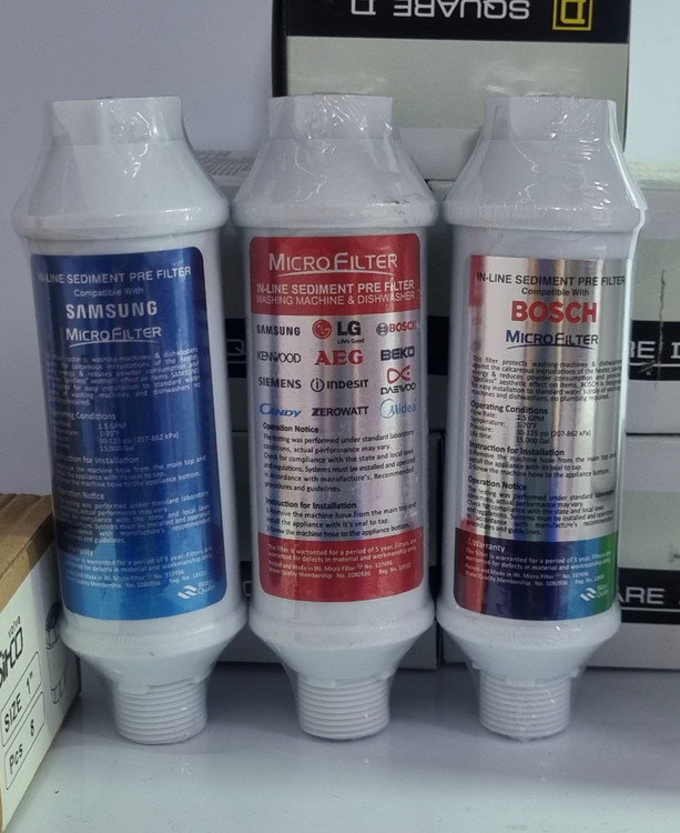 فیلترهای مخصوص ماشین لباسشویی و ظرف شویی